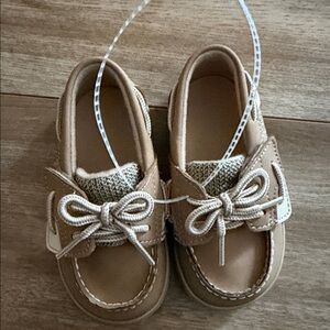 Sperry Toddler Boat Shoes in Light Brown